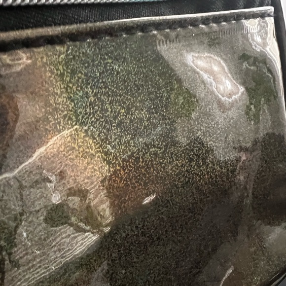 Black Holographic Fanny Pack multi color Zipper - Picture 2 of 6